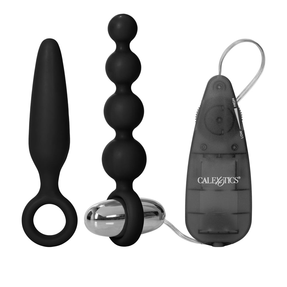 Booty Call Booty Vibro Kit Black | 716770078186 | Available at EroticWarehouse.com