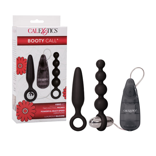 Booty Call Booty Vibro Kit Black | 716770078186 | Available at EroticWarehouse.com