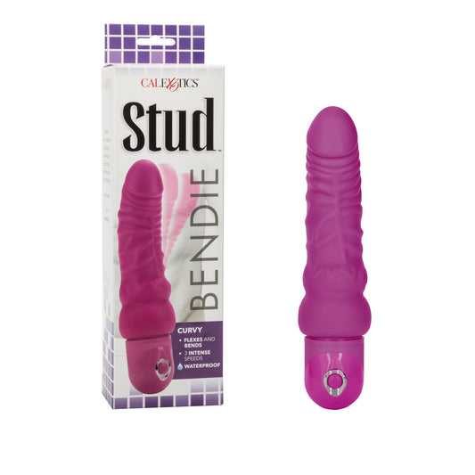 Bendie Stud Curvy Pink | 716770079329 | Available at EroticWarehouse.com