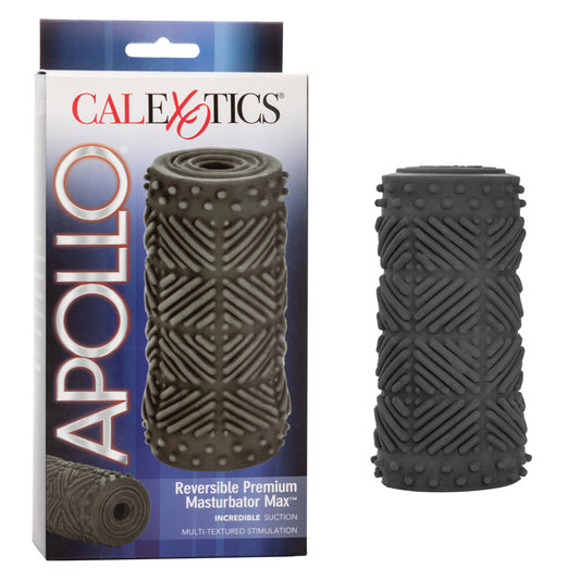 Apollo Reversible Premium Masturbator Max Gray | 716770080318 | Available at EroticWarehouse.com