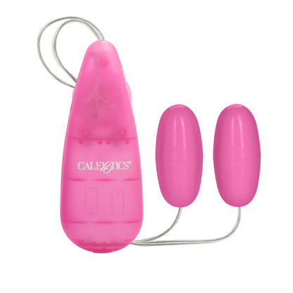 Pocket Exotics Vibrating Double Pink Bullets Pink | 716770080486 | Available at EroticWarehouse.com