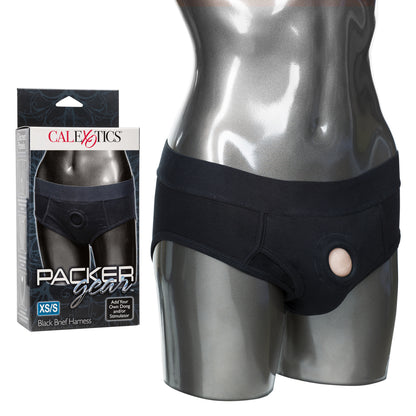 Packer Gear Black Brief Harness XS/S | 716770081360 | Available at EroticWarehouse.com
