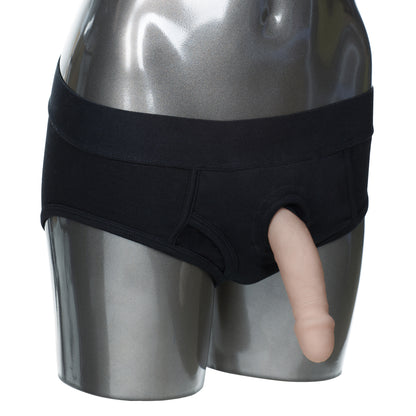 Packer Gear Black Brief Harness M/L | 716770081377 | Available at EroticWarehouse.com