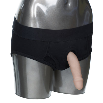 Packer Gear Black Brief Harness L/XL | 716770081384 | Available at EroticWarehouse.com