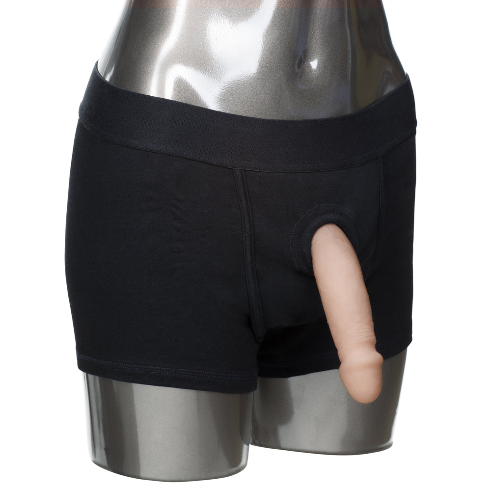 Packer Gear Black Boxer Brief Harness XS/S | 716770081391 | Available at EroticWarehouse.com