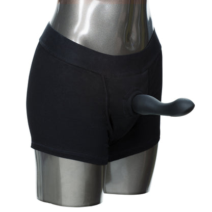 Packer Gear Black Boxer Brief Harness XS/S | 716770081391 | Available at EroticWarehouse.com