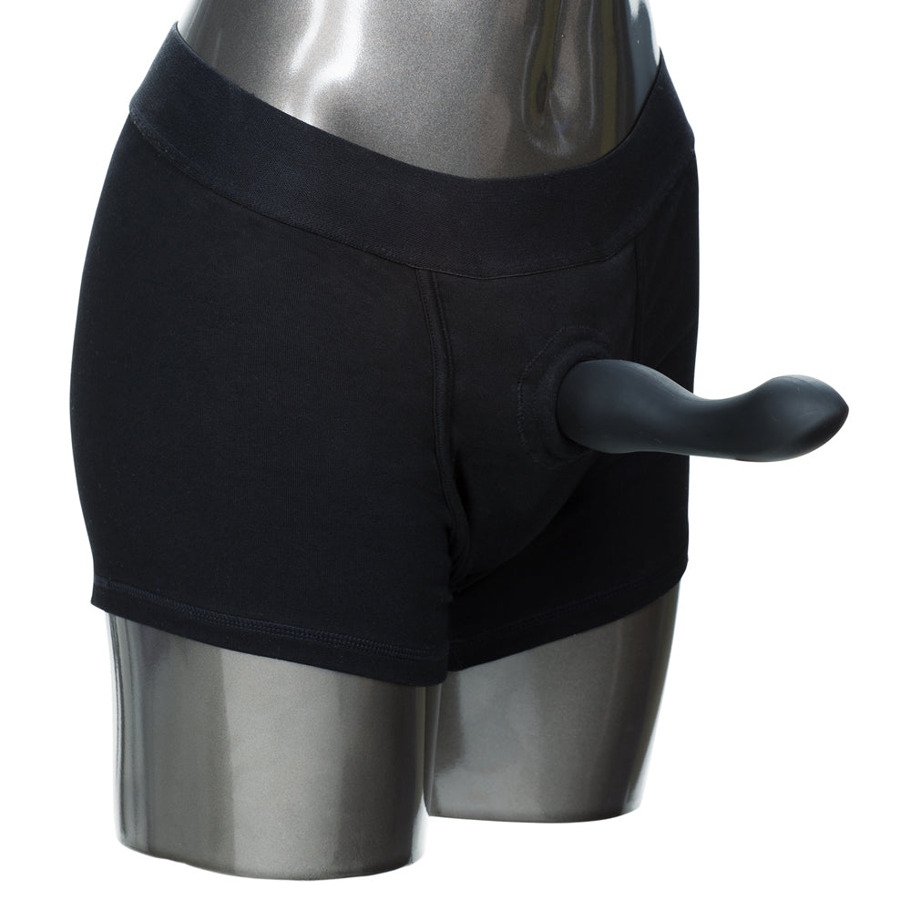 Packer Gear Black Boxer Brief Harness M/L | 716770081407 | Available at EroticWarehouse.com
