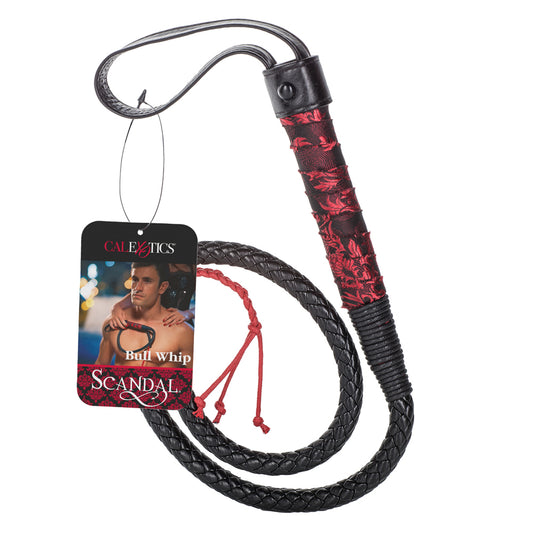 Scandal Bull Whip Red | 716770082633 | Available at EroticWarehouse.com