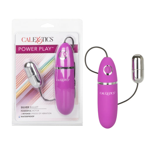 Power Play Silver Bullet Silver | 716770084668 | Available at EroticWarehouse.com