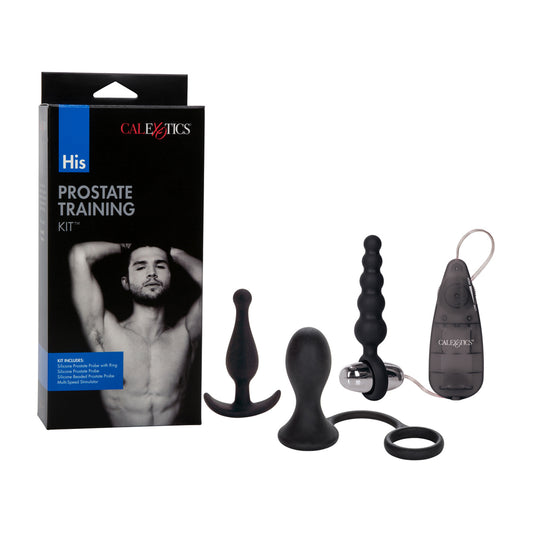 His Prostate Training Kit Black | 716770085061 | Available at EroticWarehouse.com