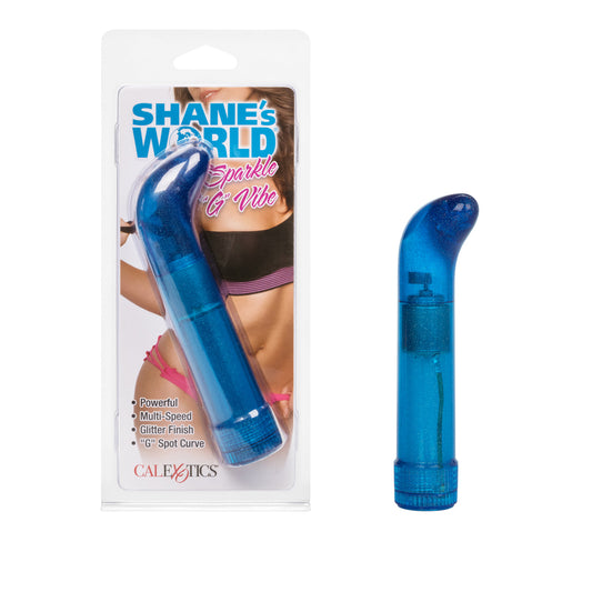 Shane's World Sparkle "G" Vibe Blue | 716770085269 | Available at EroticWarehouse.com