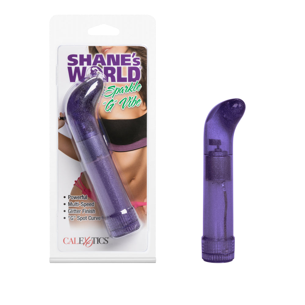 Shane's World Sparkle "G" Vibe Purple | 716770085276 | Available at EroticWarehouse.com