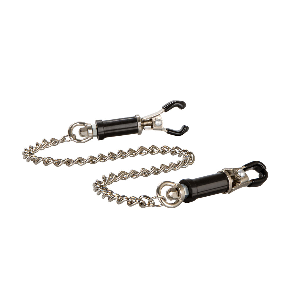 Nipple Play Superior Nipple Clamps Silver | 716770086006 | Available at EroticWarehouse.com
