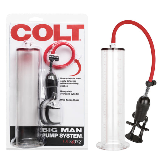 Colt Big Man Pump System Clear | 716770087188 | Available at EroticWarehouse.com