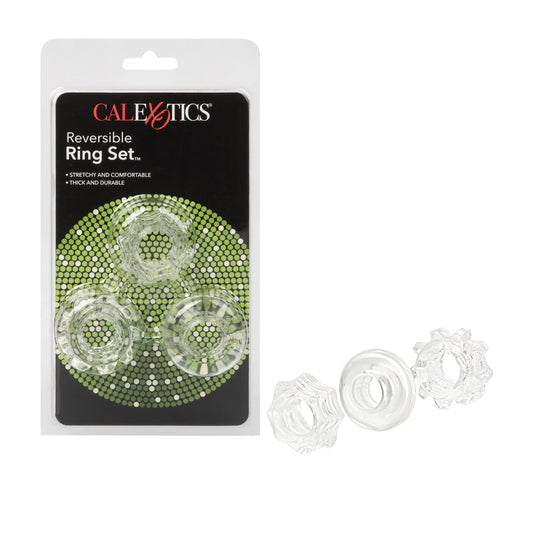 Reversible Ring Set Clear | 716770087362 | Available at EroticWarehouse.com