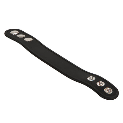 Silicone Tri-Snap Erection Ring Black | 716770087393 | Available at EroticWarehouse.com