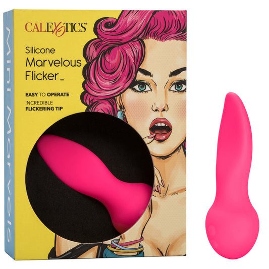 Mini Marvels Silicone Marvelous Flicker Pink | 716770087584 | Available at EroticWarehouse.com