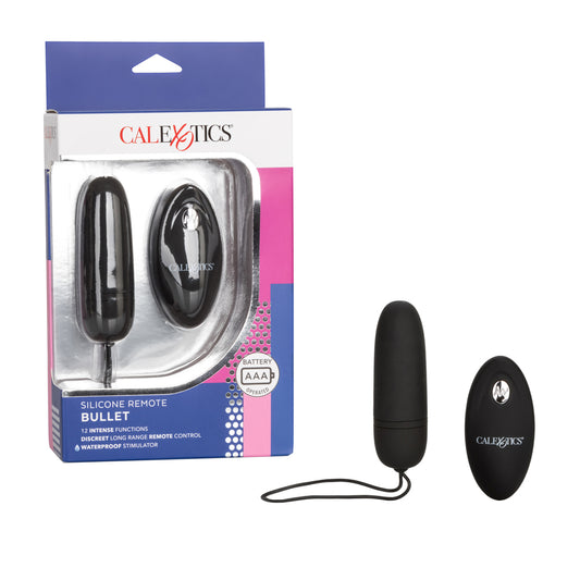 Silicone Remote Bullet Black | 716770087836 | Available at EroticWarehouse.com