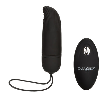 Silicone Remote Ridged G Black | 716770087843 | Available at EroticWarehouse.com