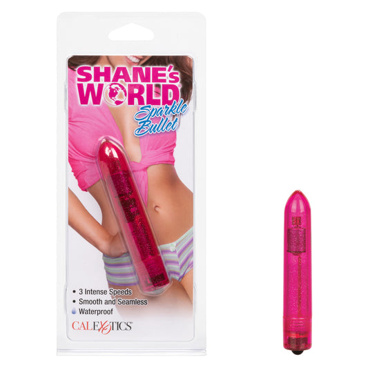 Shane's World Sparkle Bullet Pink | 716770088772 | Available at EroticWarehouse.com