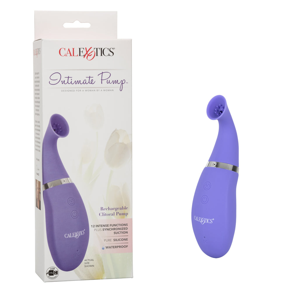 Intimate Pump Rechargeable Clitoral Pump Purple | 716770088833 | Available at EroticWarehouse.com