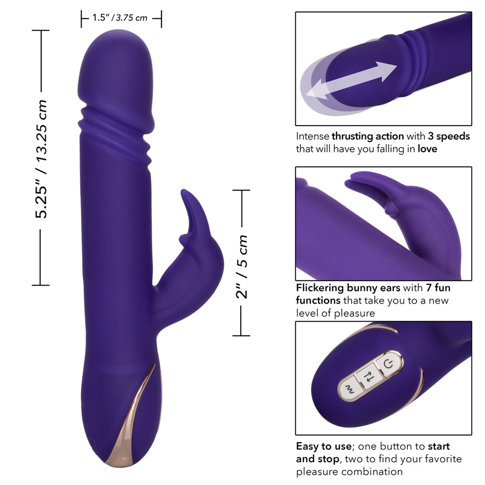 Jack Rabbit Signature Silicone Thrusting Rabbit | 716770089069 | Available at EroticWarehouse.com