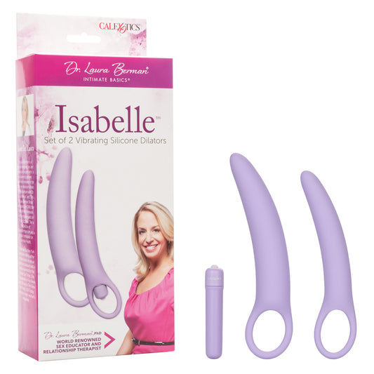 Dr. Laura Berman Isabelle Set Of 2 Vibrating Silicone Dilators | 716770090812 | Available at EroticWarehouse.com