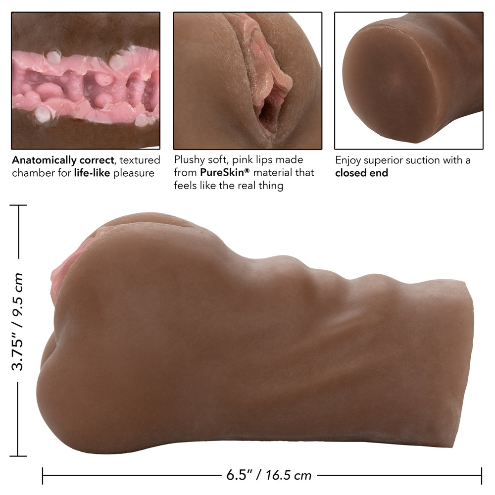 Stroke It Pussy Brown | 716770091130 | Available at EroticWarehouse.com