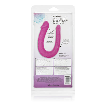 Silicone Double Dong Ac/Dc Dong Pink | 716770091864 | Available at EroticWarehouse.com