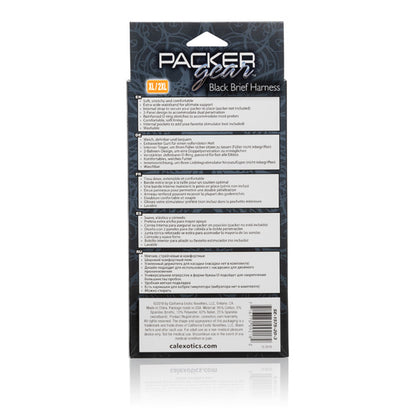 Packer Gear Black Brief Harness Xl/2Xl | 716770092182 | Available at EroticWarehouse.com