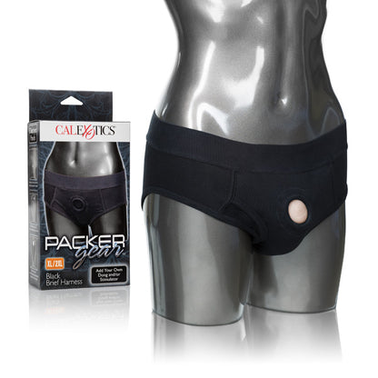 Packer Gear Black Brief Harness Xl/2Xl | 716770092182 | Available at EroticWarehouse.com