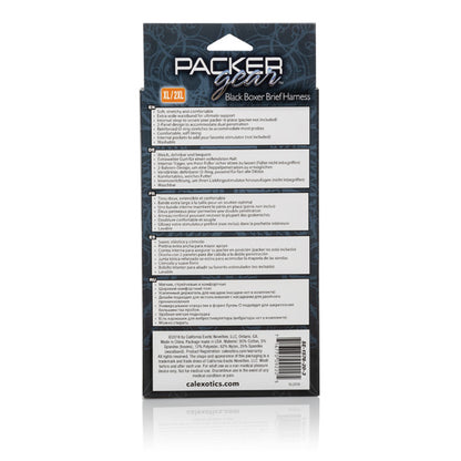 Packer Gear Black Boxer Brief Harness Xl/2Xl | 716770092205 | Available at EroticWarehouse.com