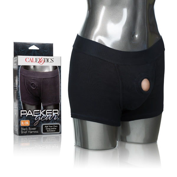 Packer Gear Black Boxer Brief Harness Xl/2Xl | 716770092205 | Available at EroticWarehouse.com