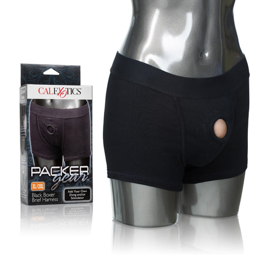 Packer Gear Black Boxer Brief Harness Xl/2Xl | 716770092205 | Available at EroticWarehouse.com