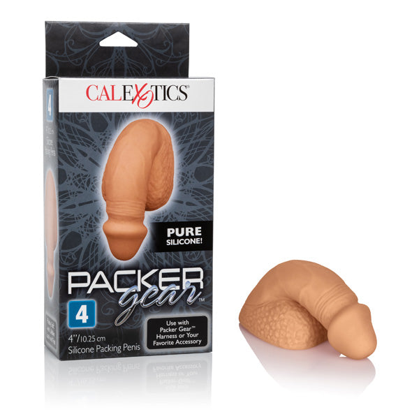 Packer Gear 4" Silicone Packing Penis Tan | 716770092649 | Available at EroticWarehouse.com