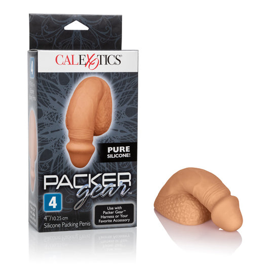 Packer Gear 4" Silicone Packing Penis Tan | 716770092649 | Available at EroticWarehouse.com