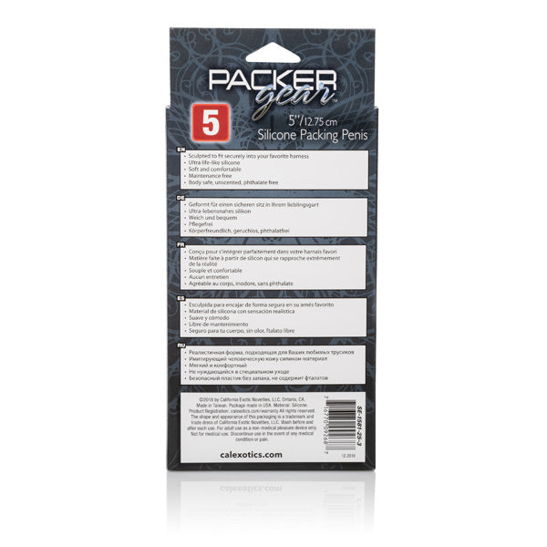 Packer Gear 5" Silicone Packing Penis Tan | 716770092687 | Available at EroticWarehouse.com