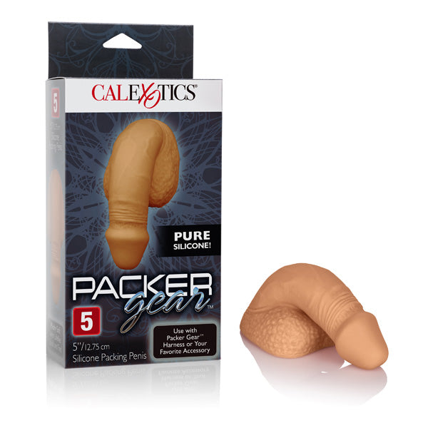 Packer Gear 5" Silicone Packing Penis Tan | 716770092687 | Available at EroticWarehouse.com