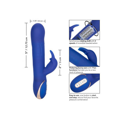 Jack Rabbit Signature Silicone Rotating Beaded Rabbit | 716770093271 | Available at EroticWarehouse.com