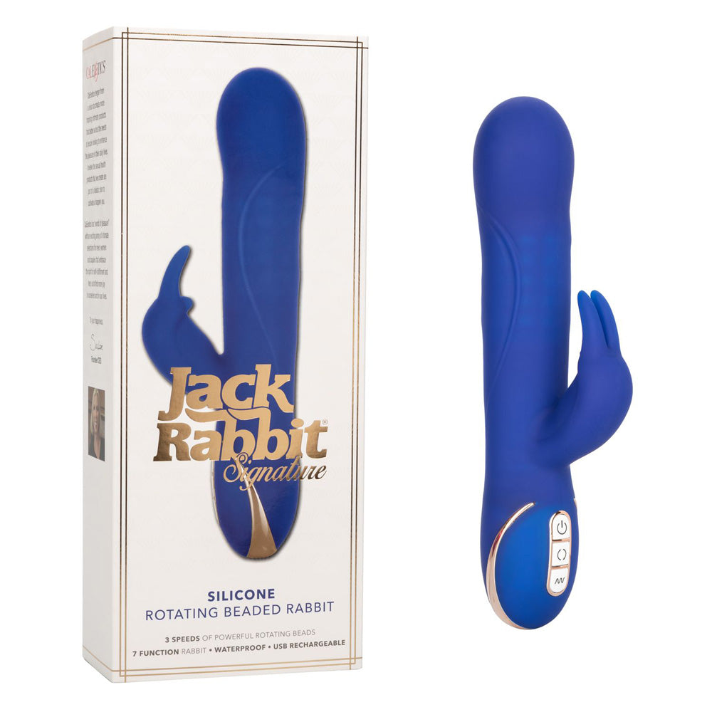 Jack Rabbit Signature Silicone Rotating Beaded Rabbit | 716770093271 | Available at EroticWarehouse.com