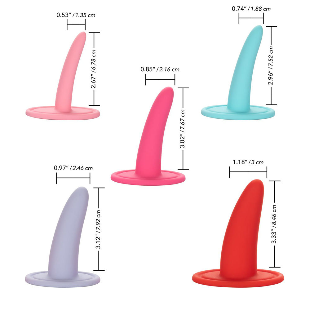 She-Ology 5Pc Wearable Vaginal Dilator Set | 716770093332 | Available at EroticWarehouse.com