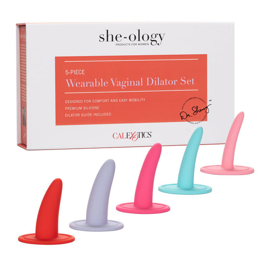 She-Ology 5Pc Wearable Vaginal Dilator Set | 716770093332 | Available at EroticWarehouse.com