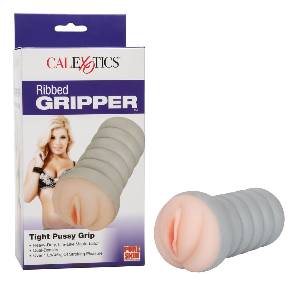 Ribbed Gripper Tight Pussy Ivory | 716770093615 | Available at EroticWarehouse.com