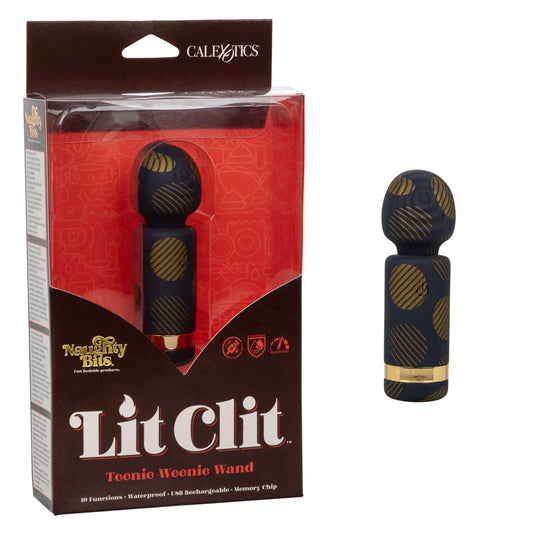 Naughty Bits Lit Clit Teeny Weenie Wand | 716770094308 | Available at EroticWarehouse.com