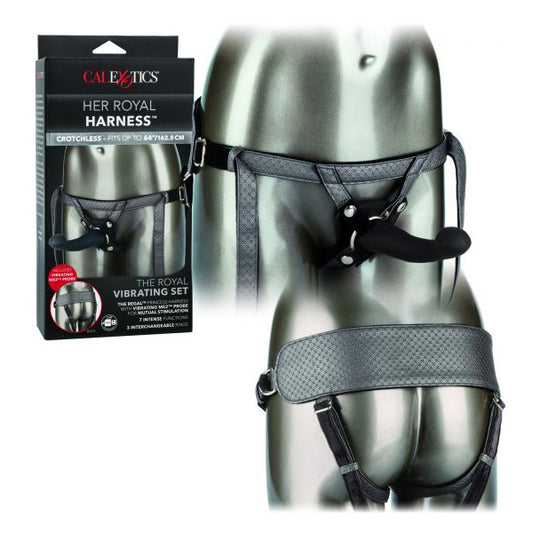 Her Royal Harness The Royal Vibrating Set | 716770094841 | Available at EroticWarehouse.com
