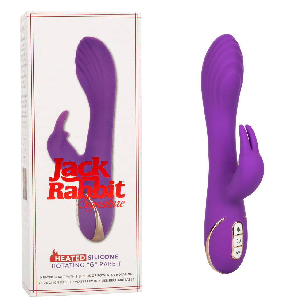 Jack Rabbit Signature Heated Silicone Rotating | 716770095619 | Available at EroticWarehouse.com