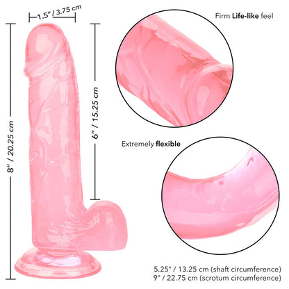 Size Queen 6" Pink | 716770096517 | Available at EroticWarehouse.com