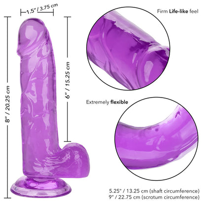 Size Queen 6" Purple | 716770096531 | Available at EroticWarehouse.com