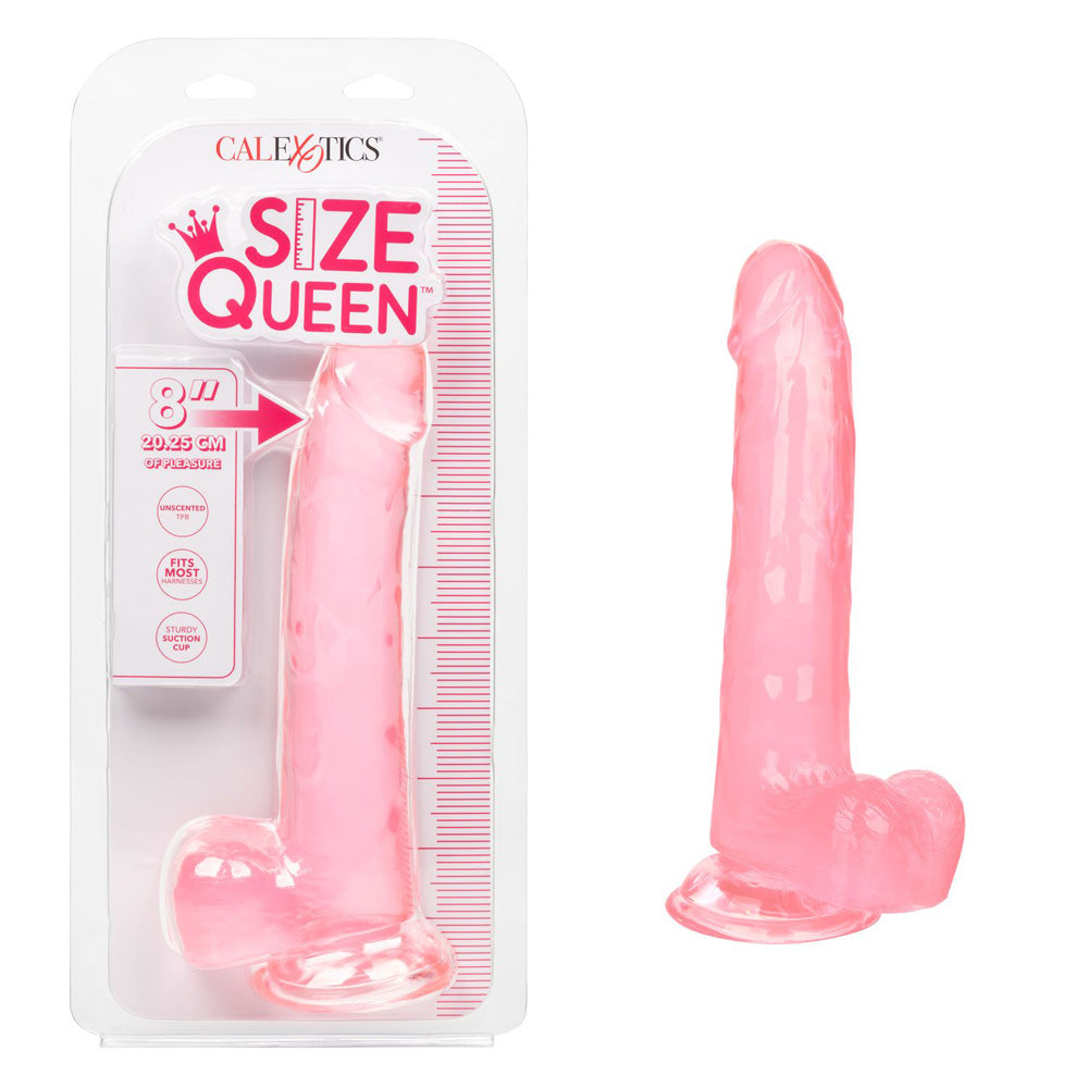 Size Queen 8" Pink | 716770096548 | Available at EroticWarehouse.com