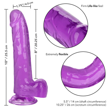 Size Queen 8" Purple | 716770096562 | Available at EroticWarehouse.com